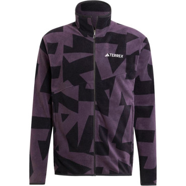 Adidas Terrex Multi Printed Full-Zip Fleece Jacket