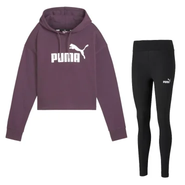 Puma ESS Croped Logo Tracksuit W
