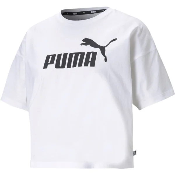 Puma ESS Cropped Logo Tee W