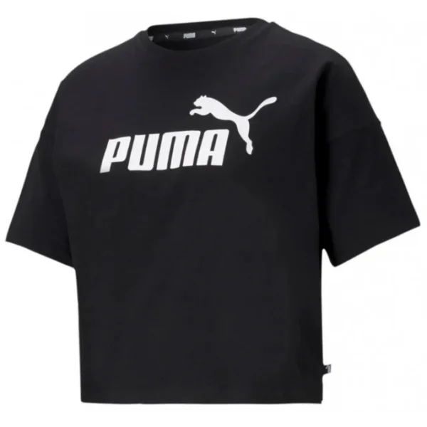 Puma ESS Cropped Logo Tee W