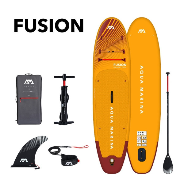Надуваем падълборд Aqua Marina Fusion All-Around iSUP 3.3m