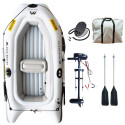 Надуваема лодка с мотор Aqua Marina Motion Sports PVC Boat with Electric Motor T-18  